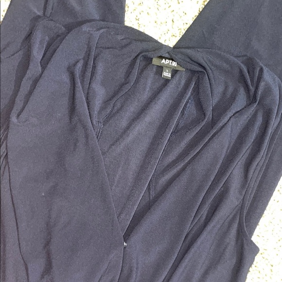 🩵Apt. 9 Blue V-Neck Jumpsuit with Elastic Waist - Picture 2 of 2